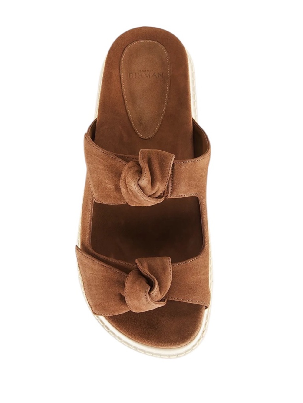 NEW Alexandre Birman Lolita Slides Tractor Sole. Tan. 8.5. New in box